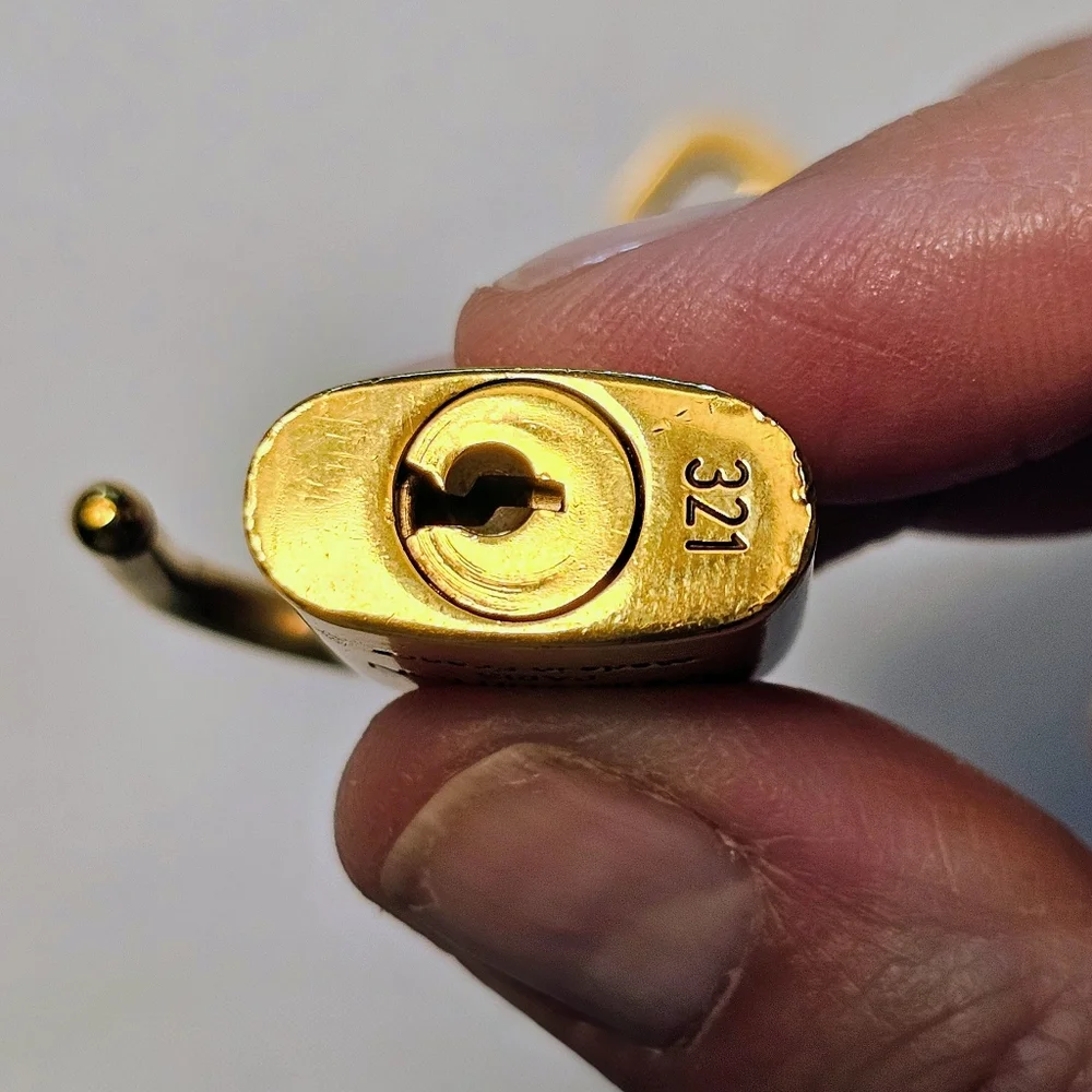 Louis Vuitton Brass Lock #321 Vintage 90s - Picture 5 of 6